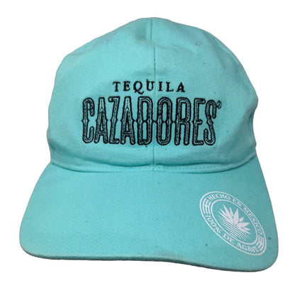 Cazadores Tequila Strapback Hat Blue One Size Embroidered Adjustable