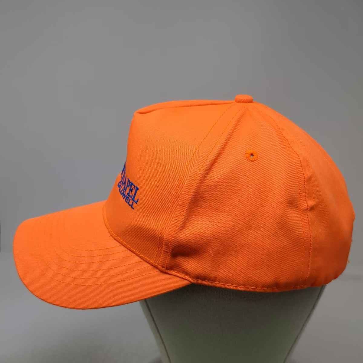 Calvary Chapel Caldwell Orange 5 Panel One Size Snapback Hat Church Christian