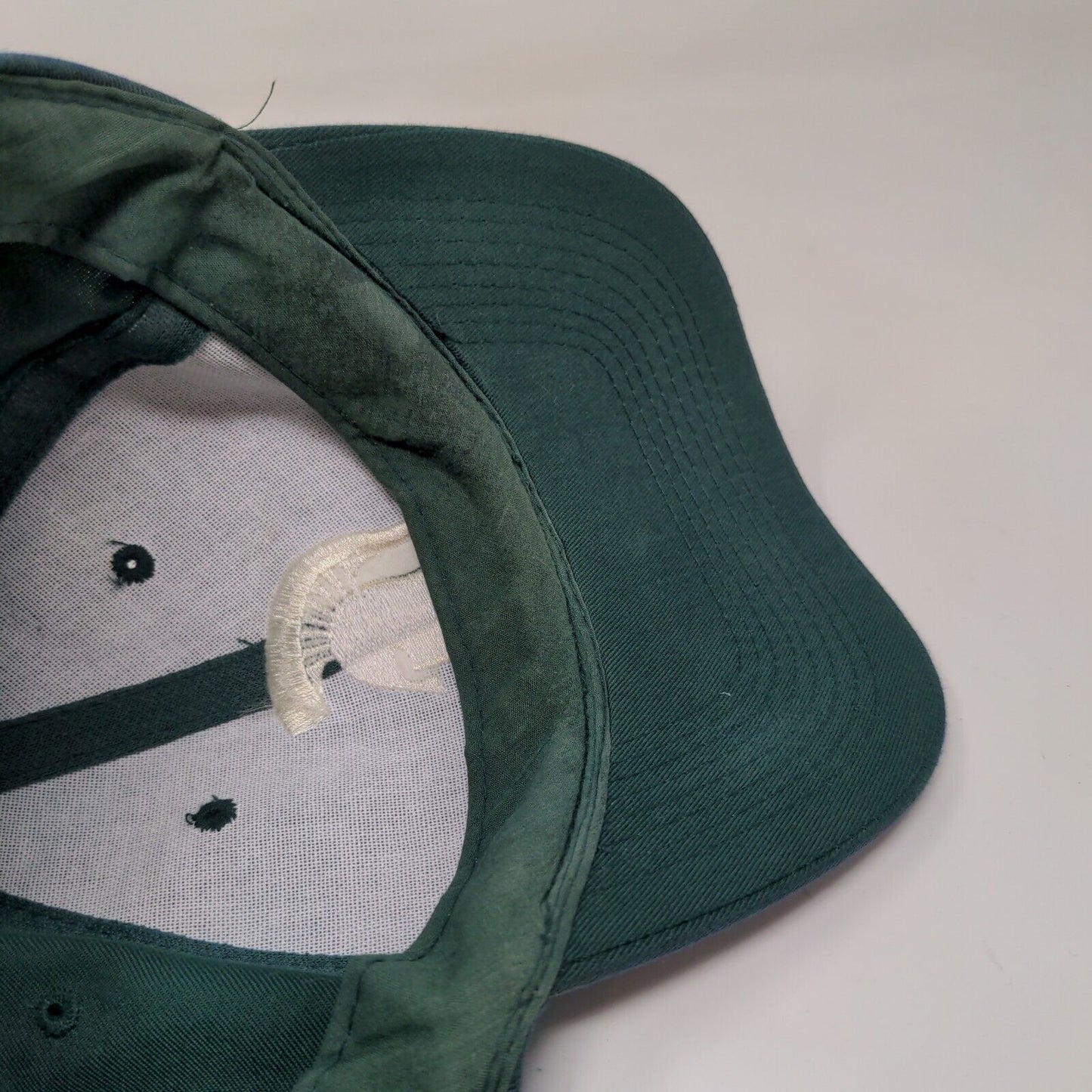 Unbranded Men's Snapback Hat Blue Green Adjustable Embroidered Trojan Logo