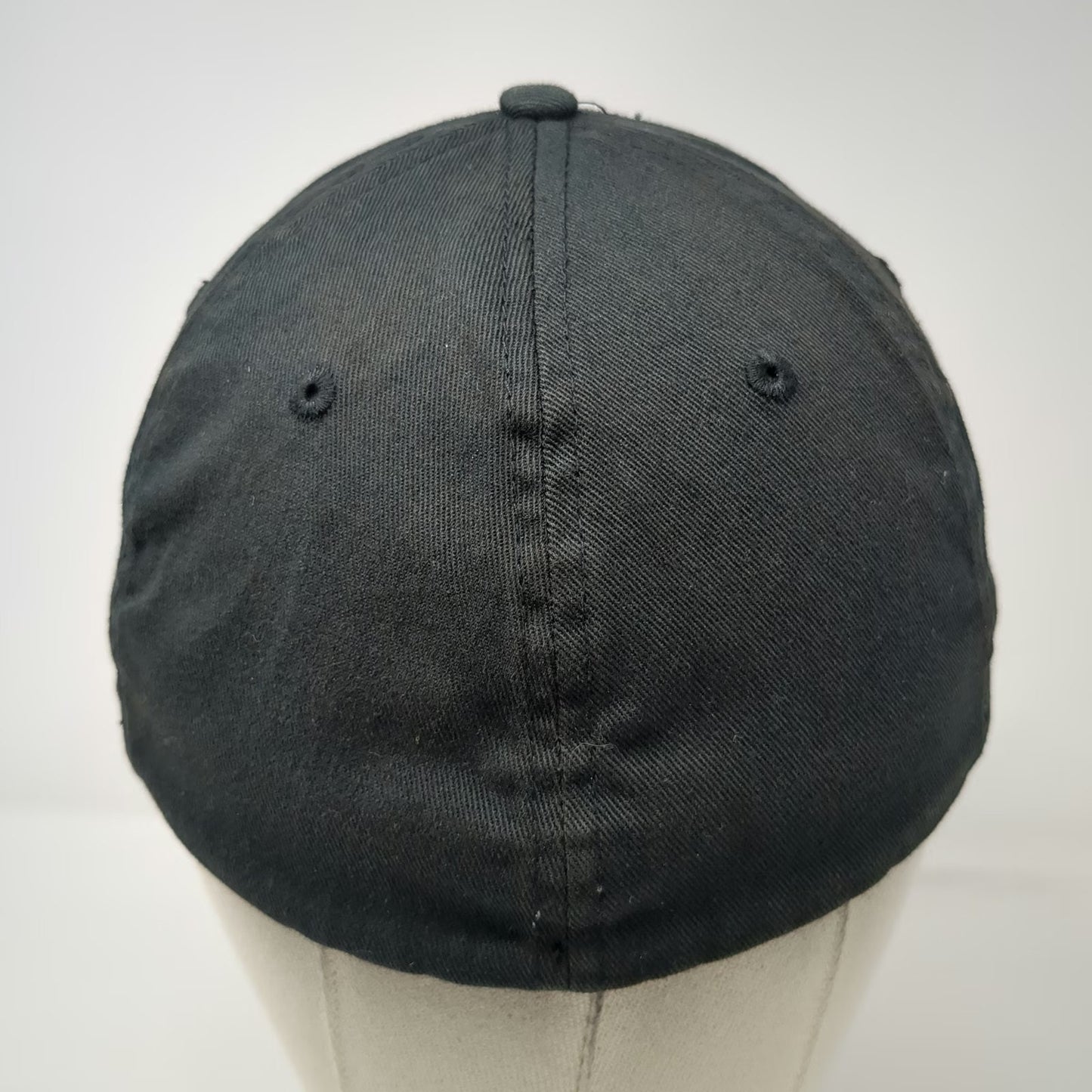 Fox Racing 5 Panel Black Green M Hat Flexfit MX Logo Embroidered Cotton Spandex