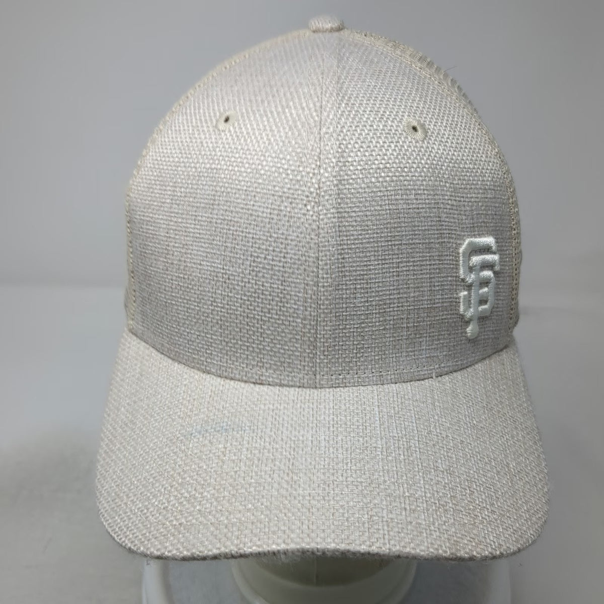 San Francisco Giants MLB New Era Trucker Hat Beige One Size 9SEVENTY Snapback