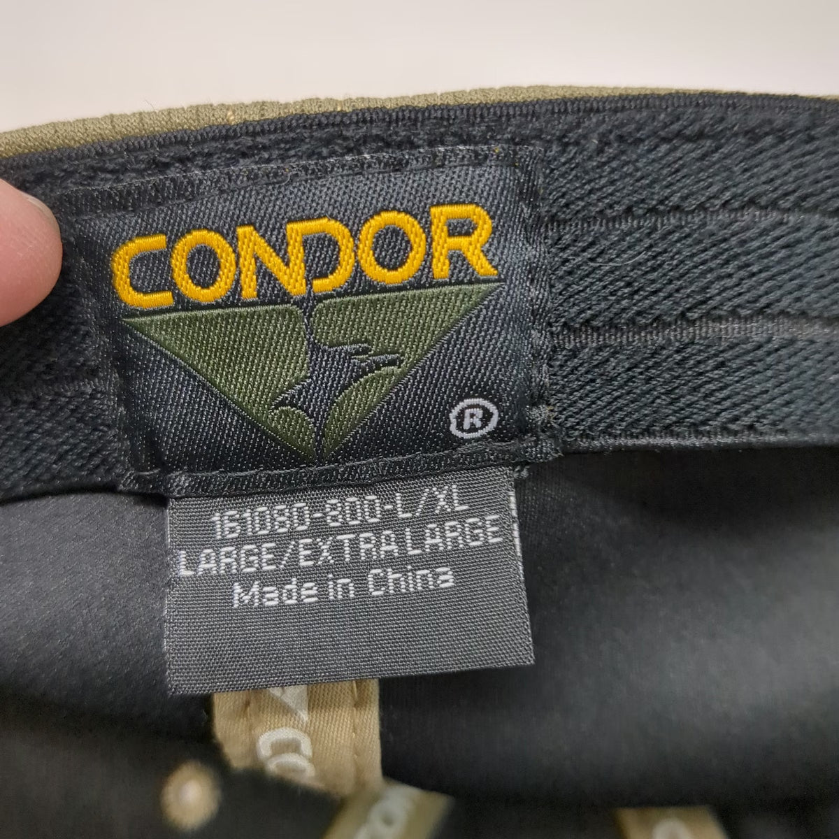 Condor Baseball Cap Green Camo XL Mesh Back Hook Loop Tactical Multicam Hat