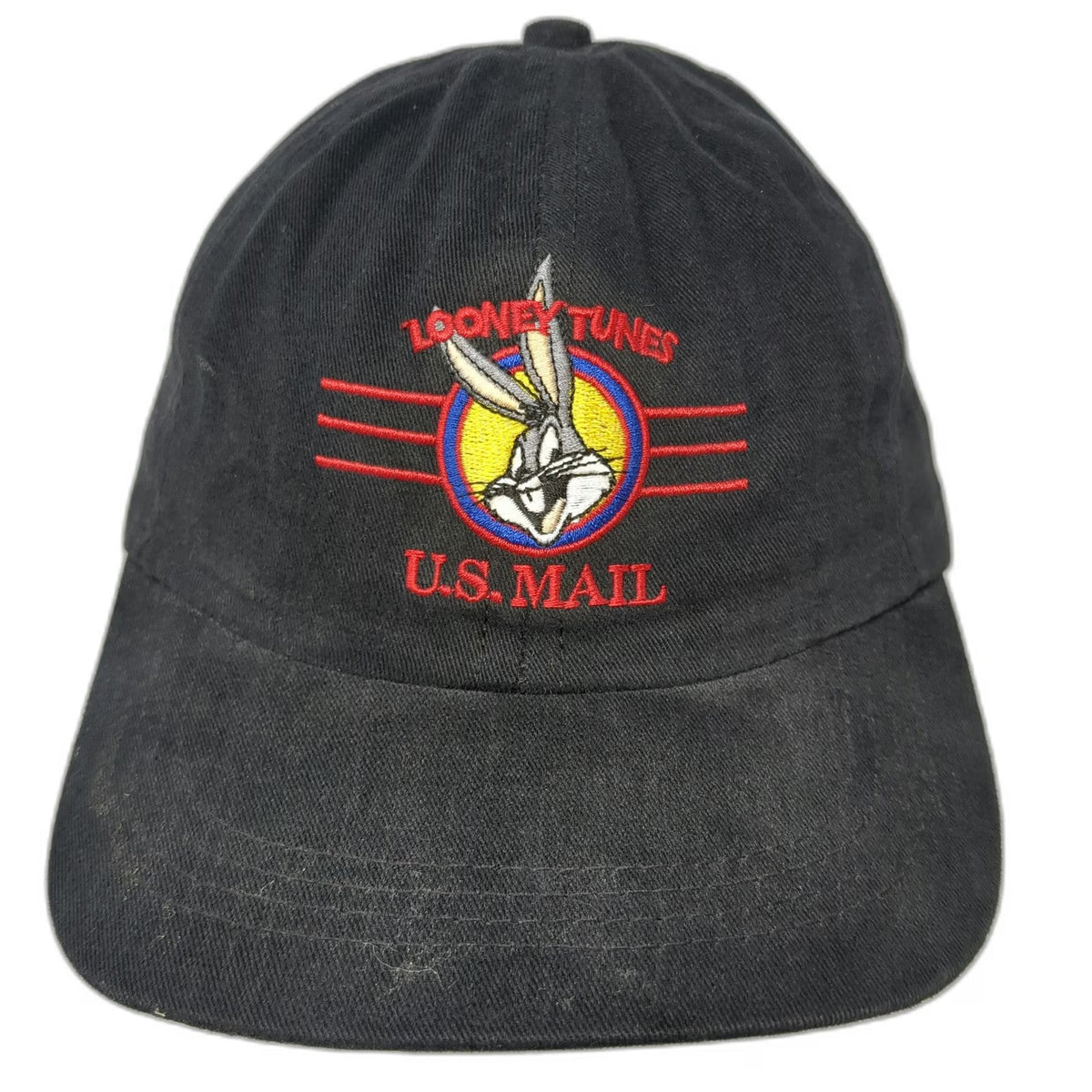 Looney Tunes Snapback Black One Size Hat Bugs Bunny US Mail USPS 1997 USA Made