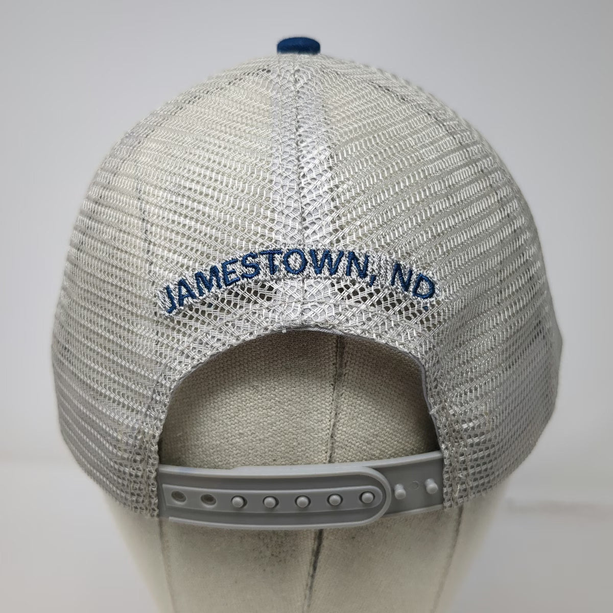 Agri-Cover ACI Trucker Hat Blue OSFM Snapback American Flag Jamestown ND Mesh