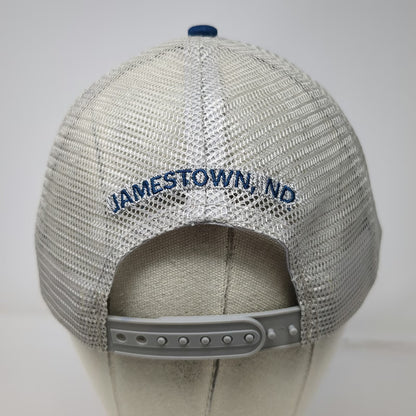 Agri-Cover ACI Trucker Hat Blue OSFM Snapback American Flag Jamestown ND Mesh