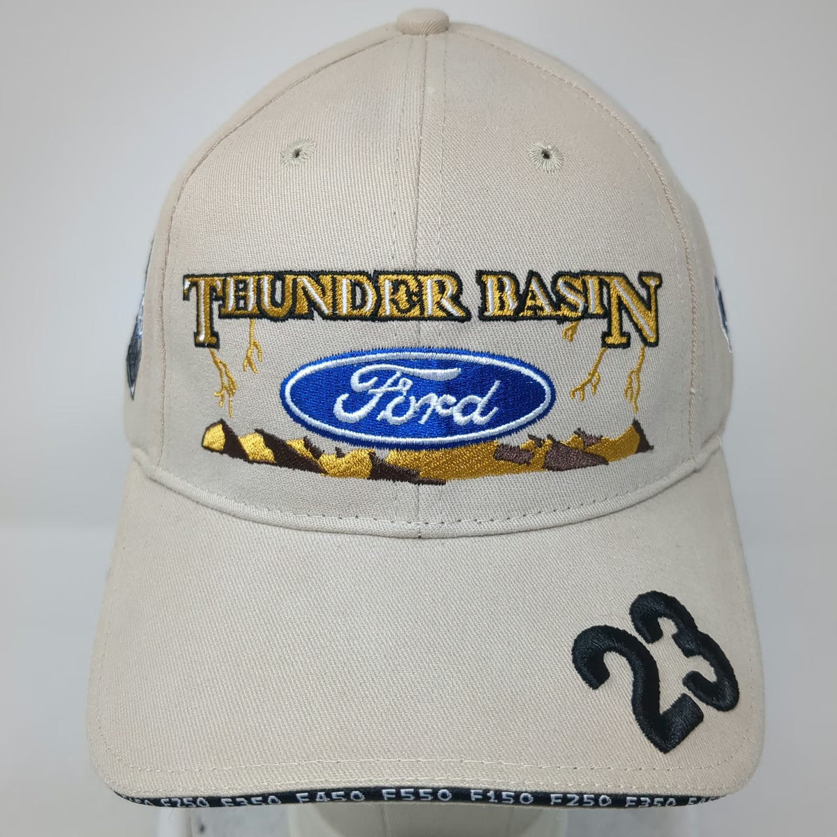 Marr Baseball Cap Beige One Size Ford Thunder Basin Gillette Wyoming 23 Hat