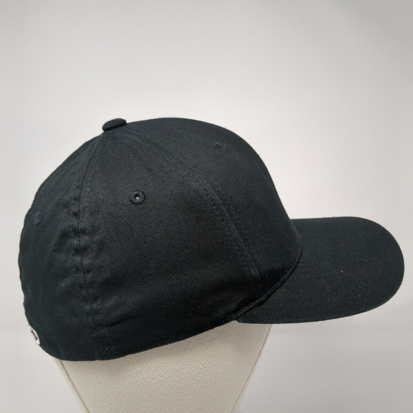 NEMO Fitted Hat Black 6 7/8-7 3/8 Embroidered 6 Panel Pacific Headwear
