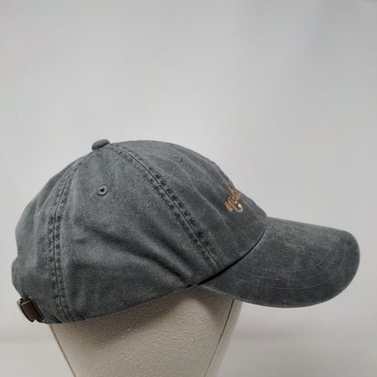 The Meadowmere Resort Slideback Hat Gray One Size Embroidered 6 Panel Adams