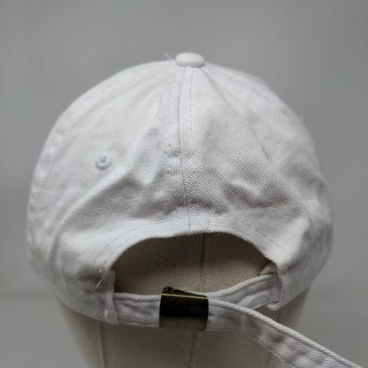 Don't Forget To Smile Slideback Hat White OS Adjustable Embroidered 6 Panel