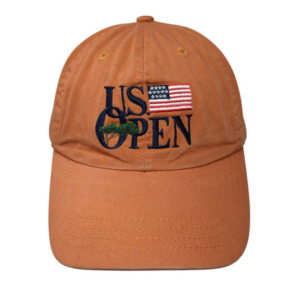 US Open Torrey Pines 2008 Slideback Hat Orange OS Adjustable Patriotic Imperial