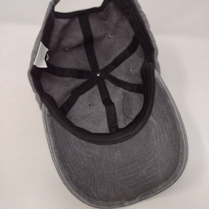 What A Difference A DAVE Makes Slideback Hat Gray OSFA Adjustable 6 Panel Cotton