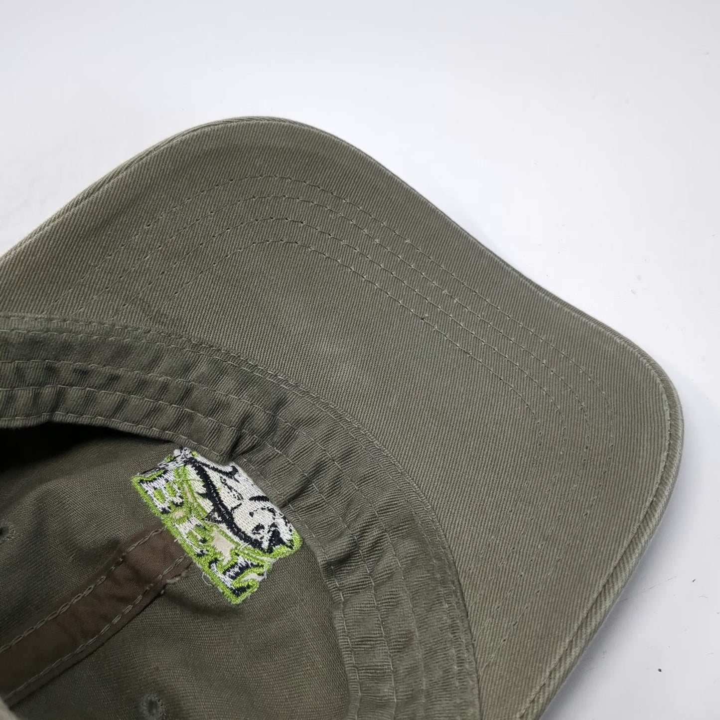 X-Tractable Baseball Cap Green One Size BFT Tuna Logo Fishing Strapback Hat
