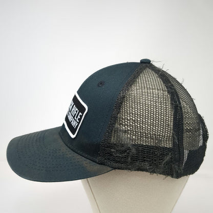 Black Rifle Coffee Company Trucker Hat Black One Size Mesh Snapback Logo Patch