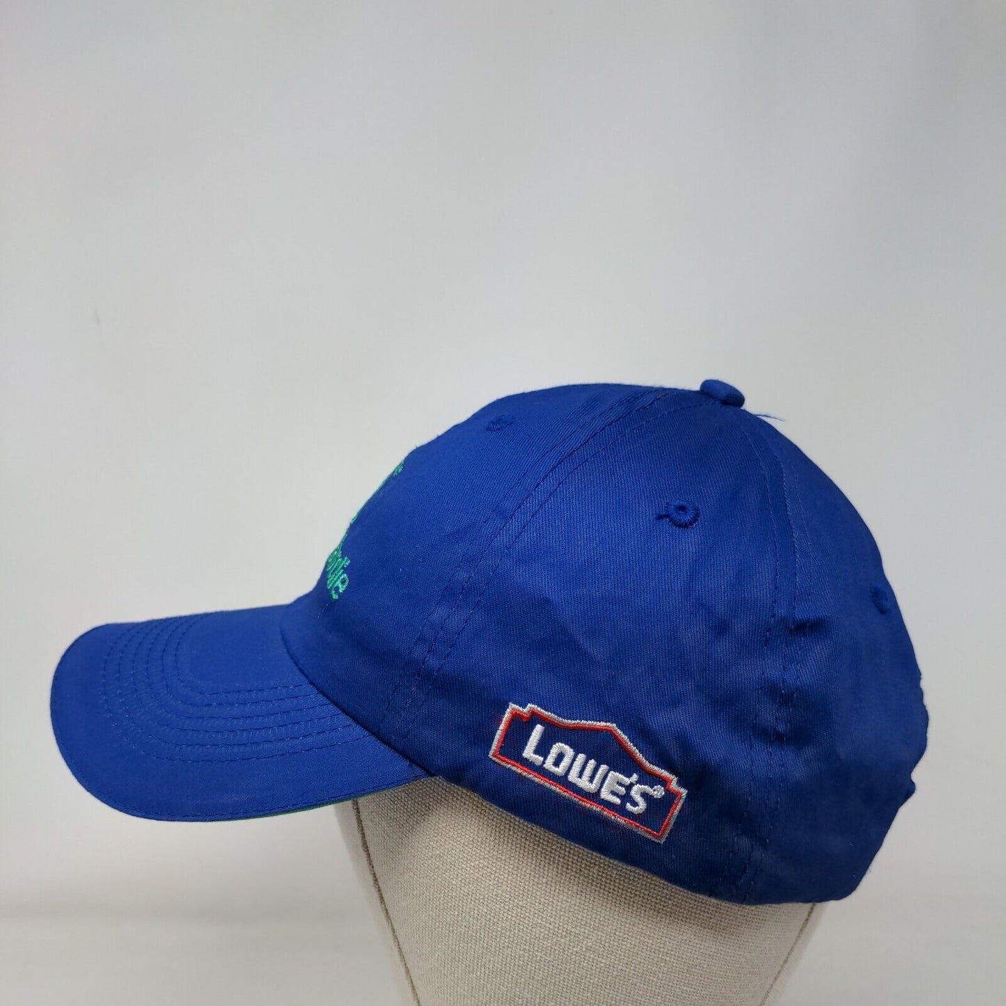 James Hardie Lowe's Strapback Hat Blue One Size Adjustable Embroidered Cotton