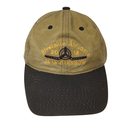 Riverside Airport's Airshow 2018 Slideback Hat Brown One Size Outdoor