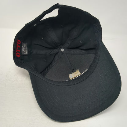 Otto 5 Panel Black Hat One Size BetMGM Poker Logo Betting Strapback Cotton