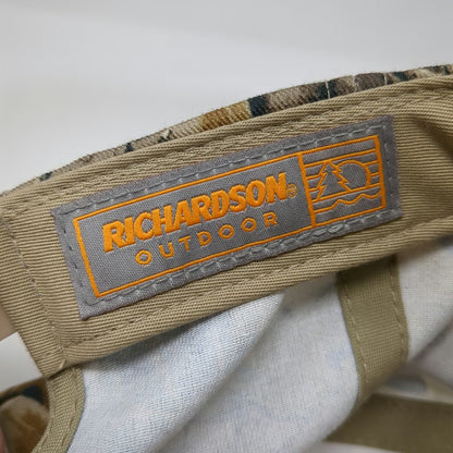 Richardson 5 Panel Brown One Size Outpost Western Store Camo Rope Snapback Hat