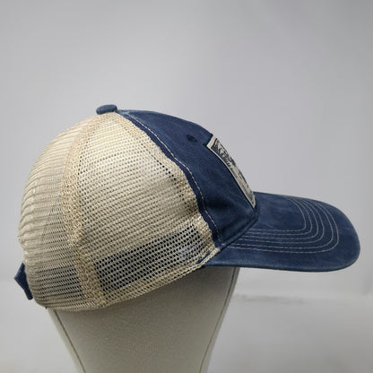 Surf Style Baseball Cap Blue One Size Beaches Be Crazy Mesh Strapback Patch Hat