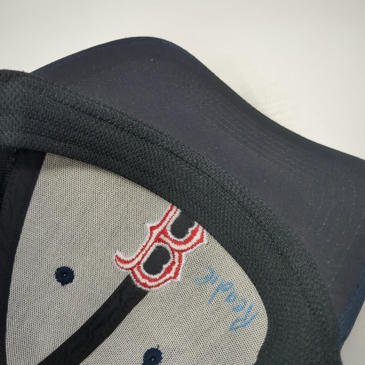 Boston Red Sox MLB OC Sports Baseball Cap Blue One Size Diamond Mesh Strapback