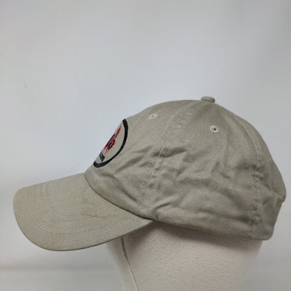 SoCo Crab Slideback Hat Tan OSFM Embroidered Adjustable 6 Panel