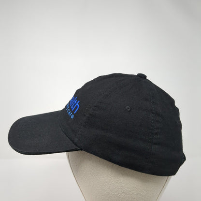 One Health Primary Care Strapback Hat Black One Size Adjustable Embroidered