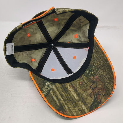 Con-way Freight Baseball Cap Green Orange One Size Mossy Oak Camo Strapback Hat