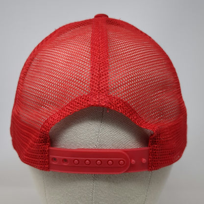 Hit Trucker Hat Red White One Size Dirty Monkey Banana Peanut Butter Whiskey