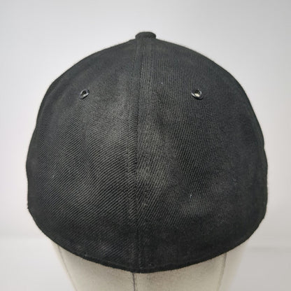 New Era Las Vegas Raiders NFL Black Cap M Metal Shield Logo Fitted Hat