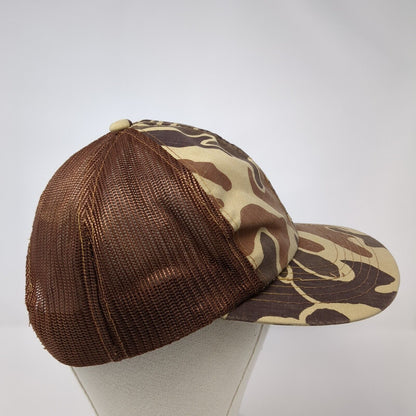 Young An Snapback Mesh Back Trucker Hat Camouflage One Size Adjustable
