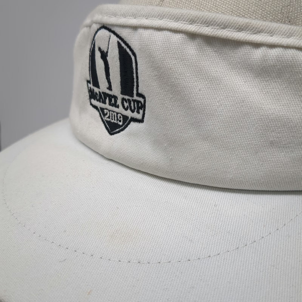 Imperial Visor White One Size McAfee Cup 2019 Golf Strapback Made in USA Hat