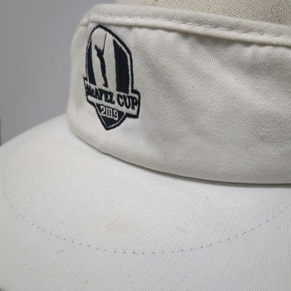 Imperial Visor White One Size McAfee Cup 2019 Golf Strapback Made in USA Hat
