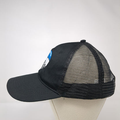 Visit Boise Snapback Mesh Back Trucker Hat Black OSFM Embroidered Otto
