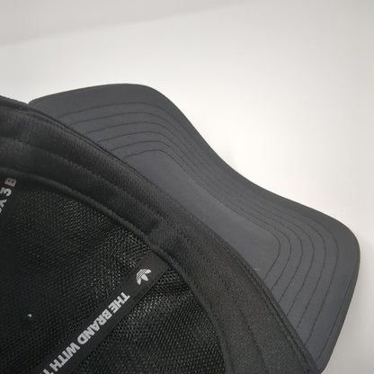 Adidas Adventure Slideback Hat Black One Size Adjustable Embroidered 3 Stripes