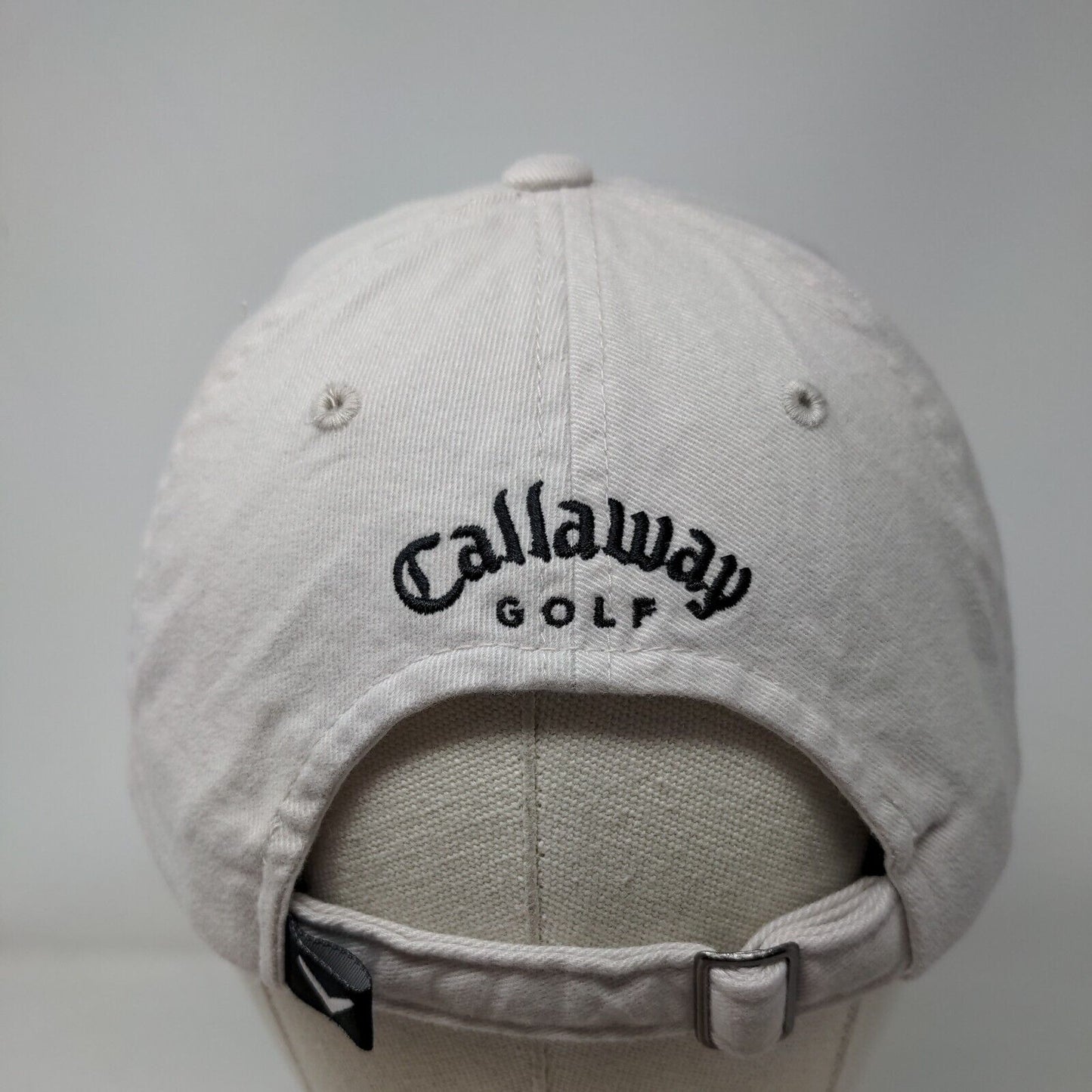 Patrick Farms Callaway Golf Slideback Hat Cream One Size Adjustable Embroidered