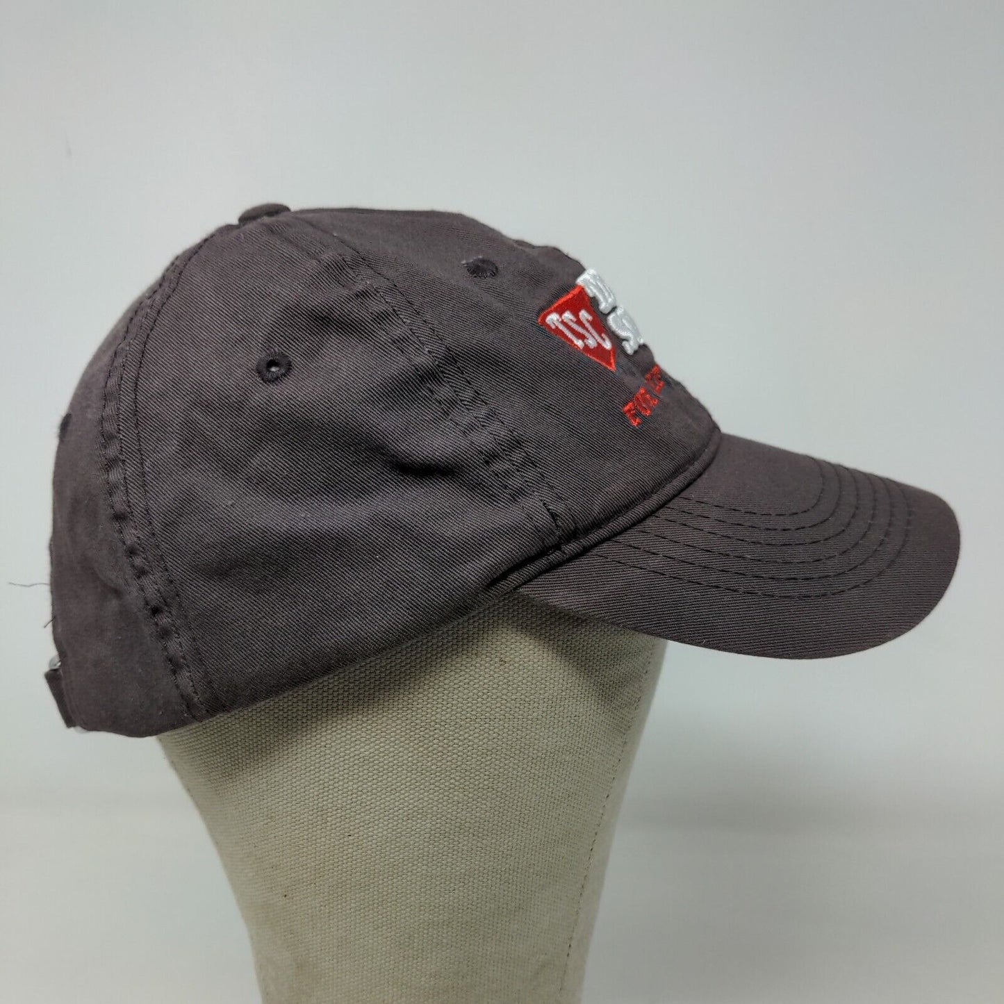 Tractor Supply Co Men's Slideback Hat Gray Adjustable Embroidered Logo Cotton