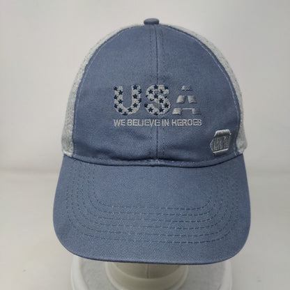 USA We Believe In Heroes Strapback Hat Multi One Size Embroidered NAPA
