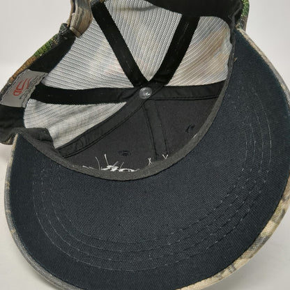 Outdoor Cap Baseball Cap Green OSFM Camo Mesh Anchor Engineering Strapback Hat