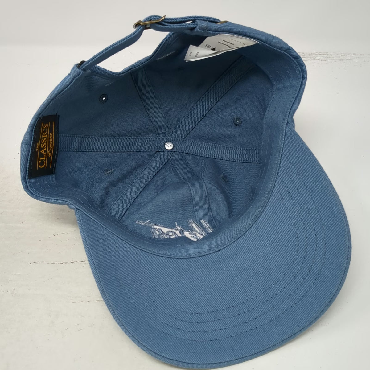 Pendleton Baseball Cap Blue Gray OS Slideback Cotton Embroidered Logo Hat W/Tags