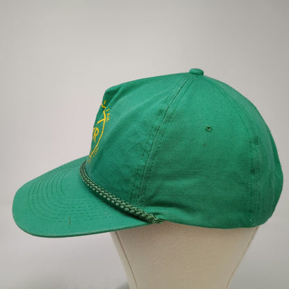 Green 5 Panel Hat One Size Fitzwilliam Station Restoration Rope RR Railroad