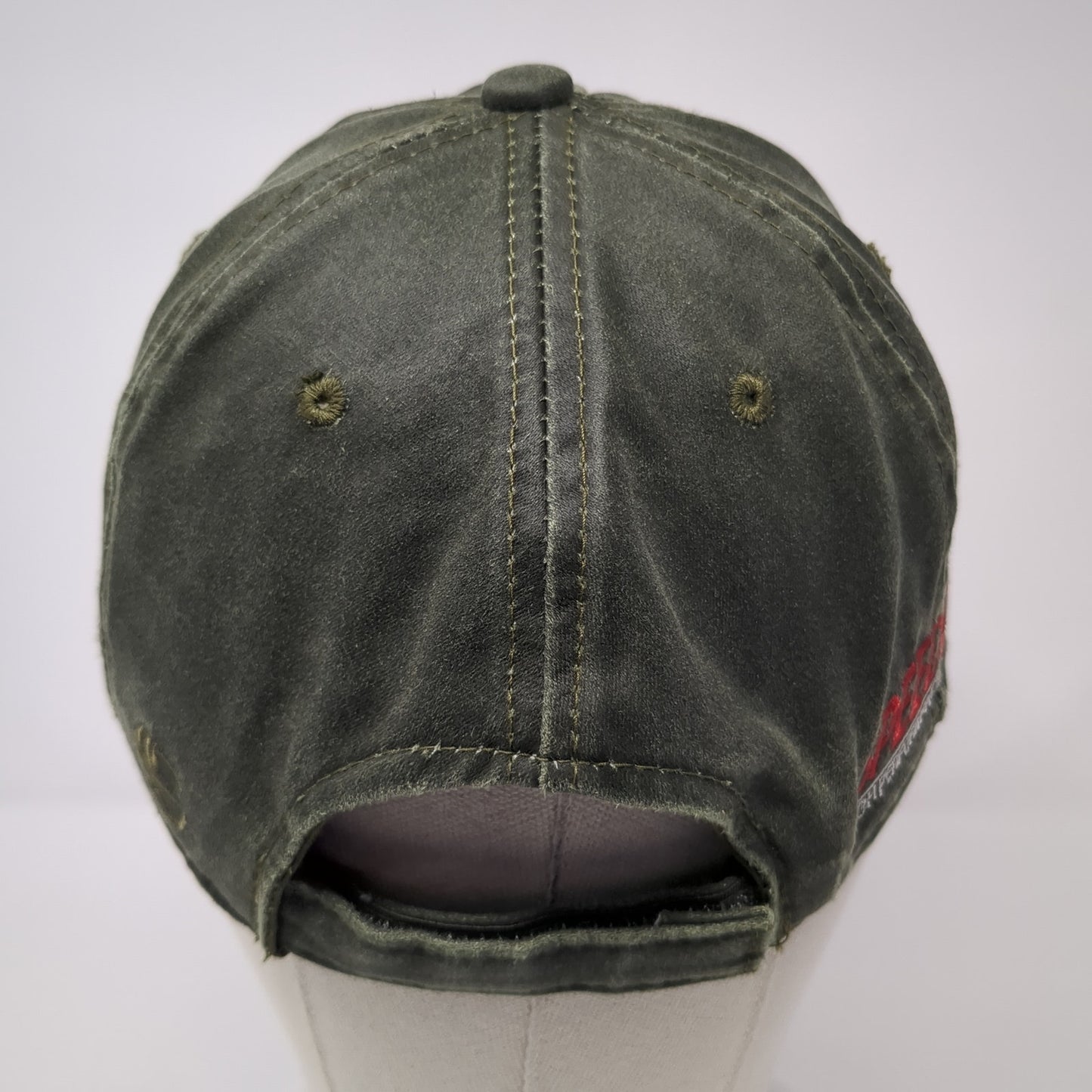 Hi-Tech Stripping Strapback Hat Green One Size Adjustable Outdoor Cap