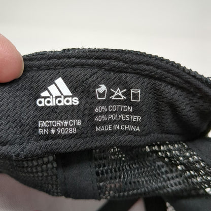 Adidas Trucker Hat Pink OSFM Mesh Back Snapback Logo Patch Climalite 3 Stripe