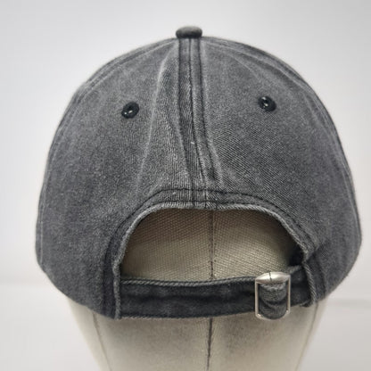 San Diego Zoo Hat Gray Baseball Cap One Size Embroidered Faded Cotton Slideback