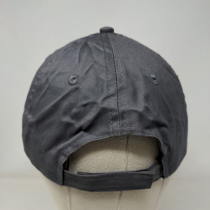 NESCO Resource Strapback Hat Gray One Size Embroidered Port & Company