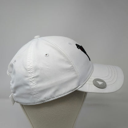 Ahead Baseball Cap White One Size Performance Embroidered Dog Strapback Hat