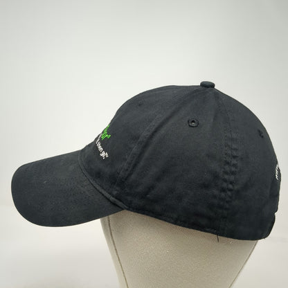 TripAdvisor Logo Baseball Cap Black OS Adjustable Slideback Slogan Travel Hat