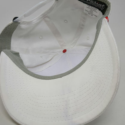 Imperial 5 Panel White Hat One Size Rope Snapback Good Script Embroidery Golf