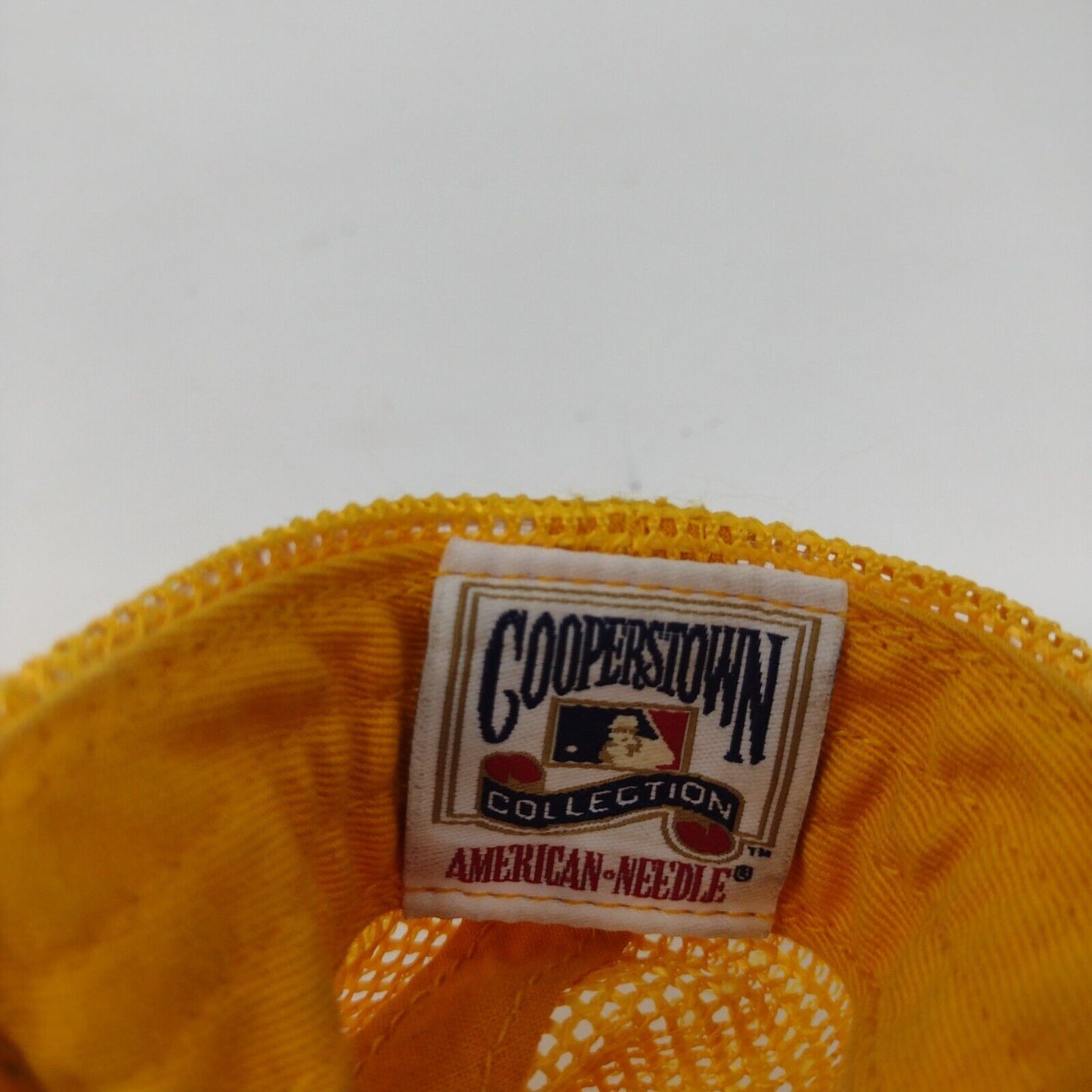 Letter S Patch Snapback Trucker Hat Multi OSFA Mesh Back American Needle