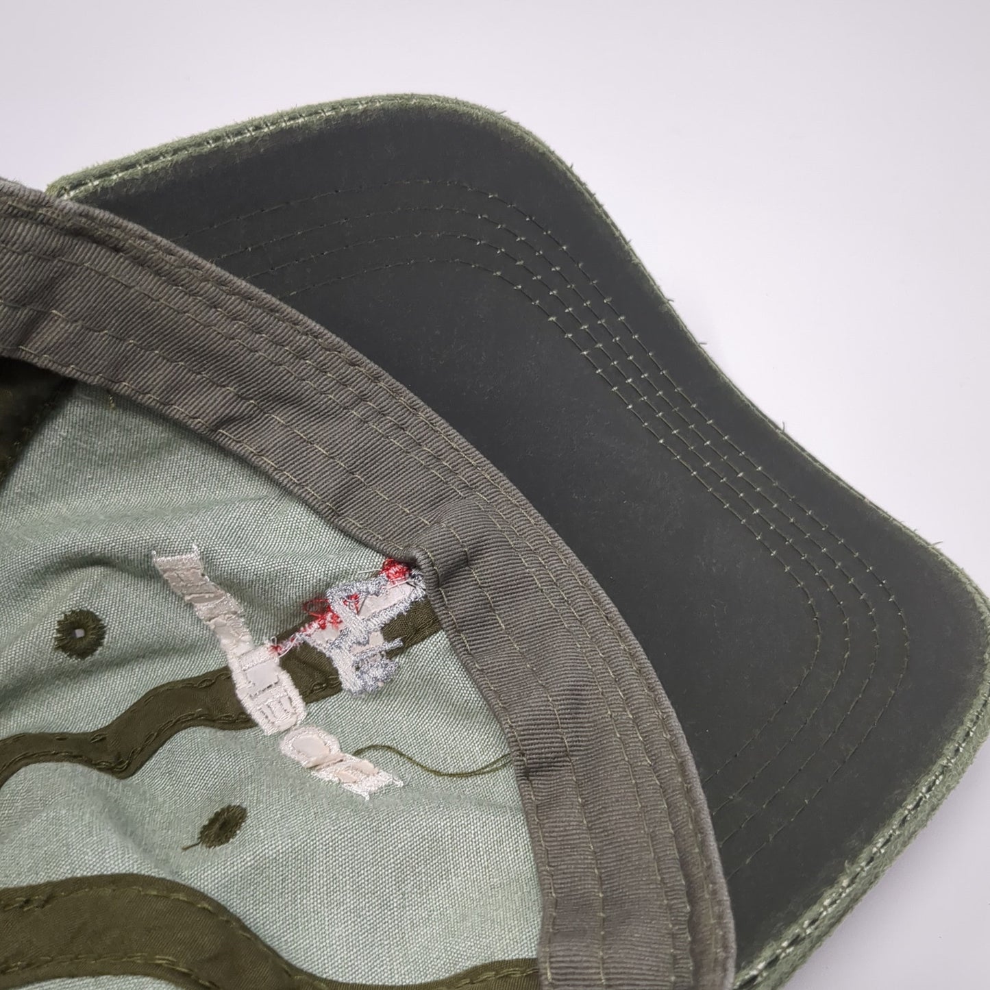 Hi-Tech Stripping Strapback Hat Green One Size Adjustable Outdoor Cap