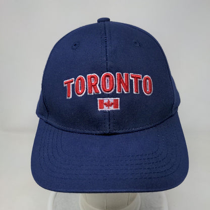 Toronto Canada Strapback Hat Blue OSFM Adjustable Embroidered 6 Panel