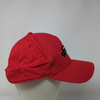 Nashville Tennessee Snapback Hat Red One Size Embroidered 5 Panel